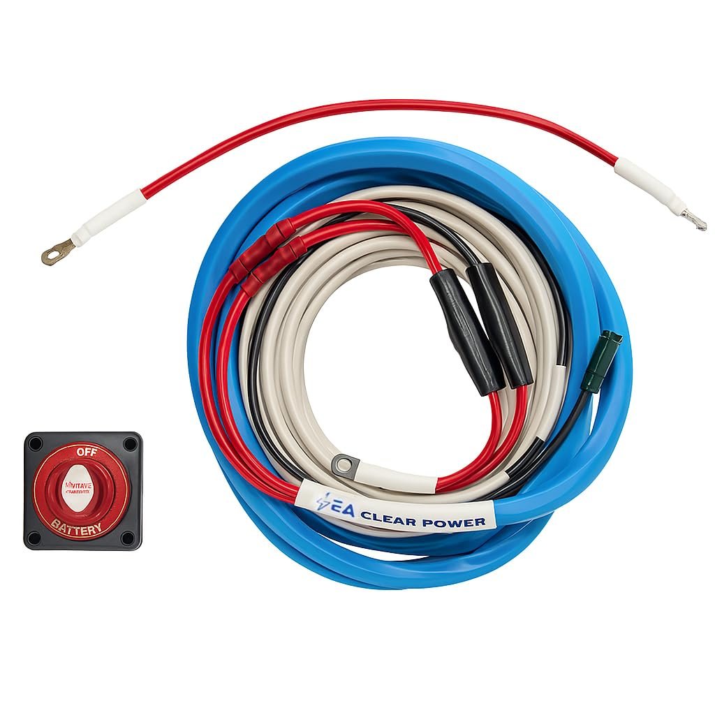 Sea Clear Power 1726 Boat Marine Graph Wiring Harness - for Wiring up Your Marine Electronics - Tracker Aluminum & Walleye Boats