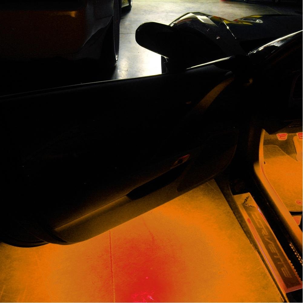 Corvette Under Door/Puddle LED Lighting Kit : C7 Stingray, Z51, Z06