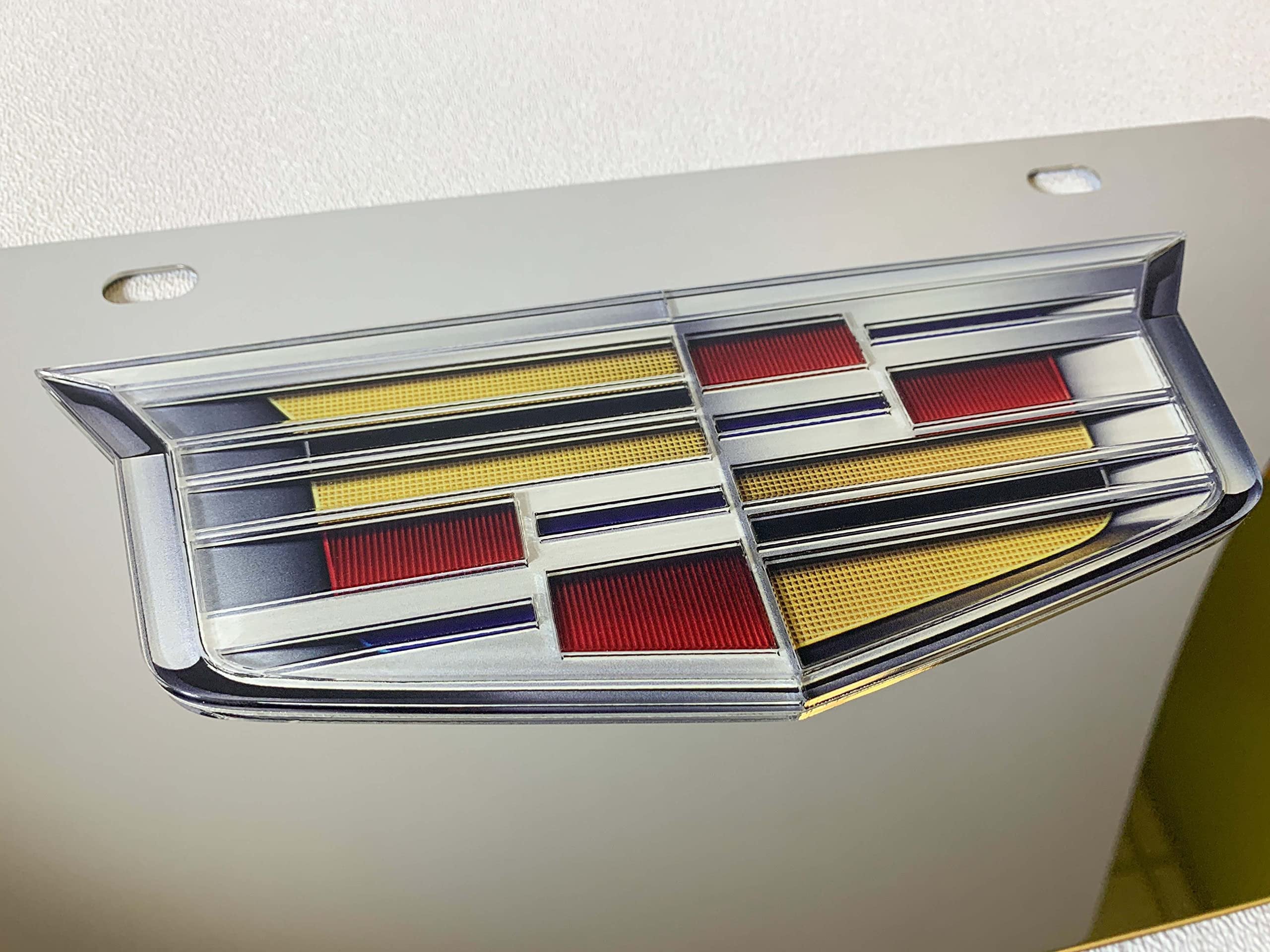 Eurosport Daytona- Cadillac Logo, Compatible with 2014- Current - Stainless Steel License Plate