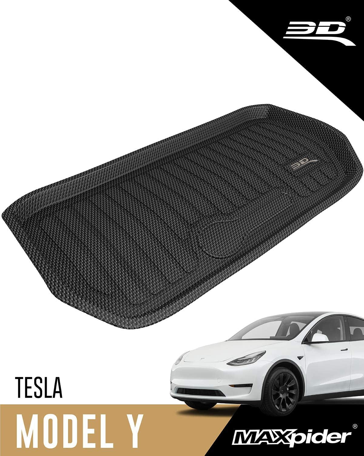 2020-2024 Tesla Model Y All Weather 3D MAXpider Kagu Rubber Cargo Liner – Black
