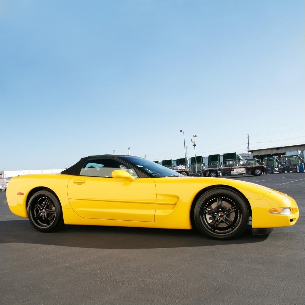 Corvette SR1 Performance Wheels - BULLET Series : Gloss Black