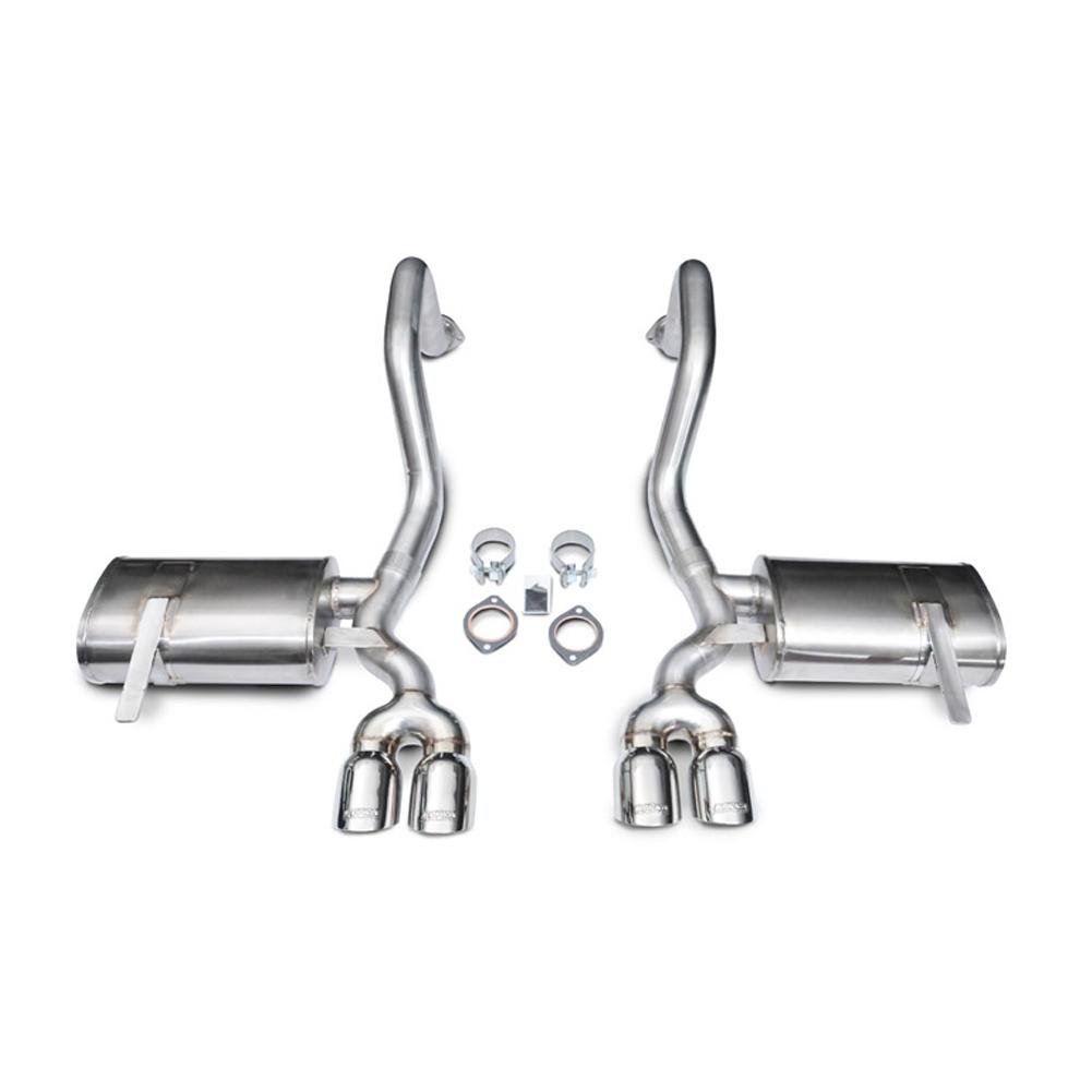 Corsa Corvette Exhaust (14132): Corsa Xtreme High-Performance Axle-Back Quad Exhaust For ’97 – ’04 C5/C5 Z06