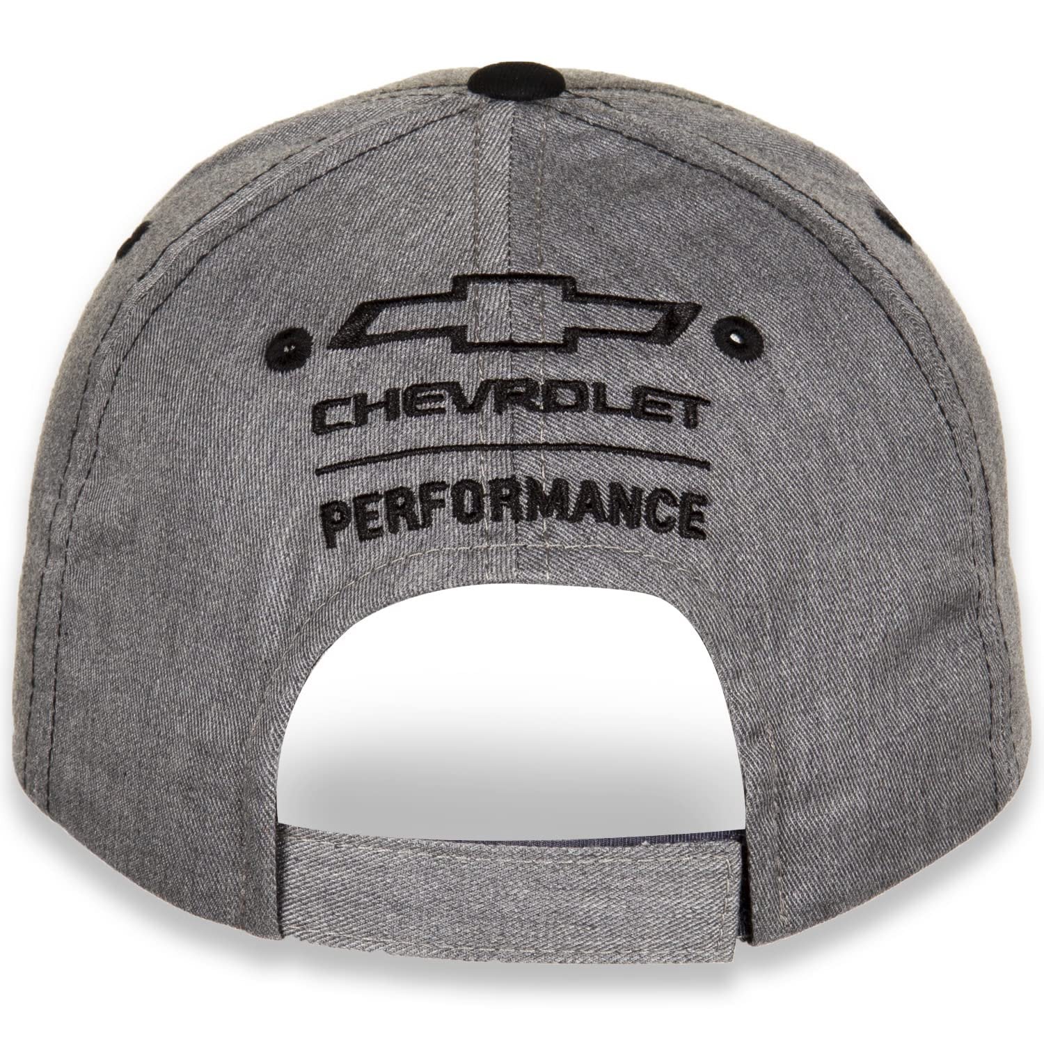 Chevrolet Performance Bowtie Twill Heather Grey Hat with Adjustable Closure