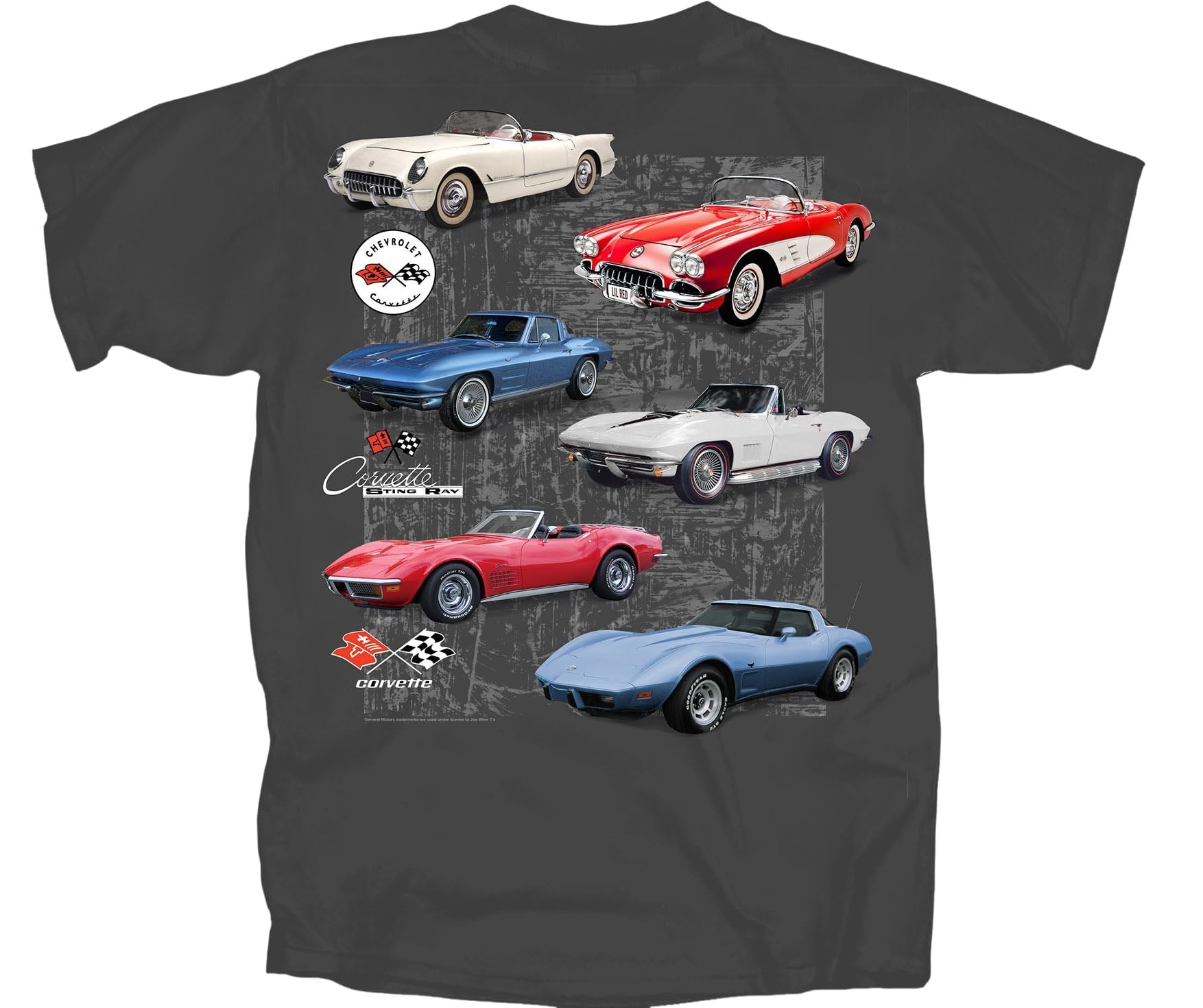 C1-C3 Corvette Generations Shirt - Classic Muscle Automotive T-Shirt