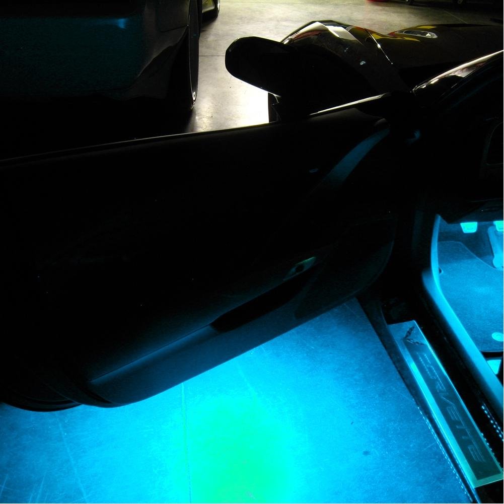 Corvette Under Door/Puddle LED Lighting Kit : C7 Stingray, Z51, Z06
