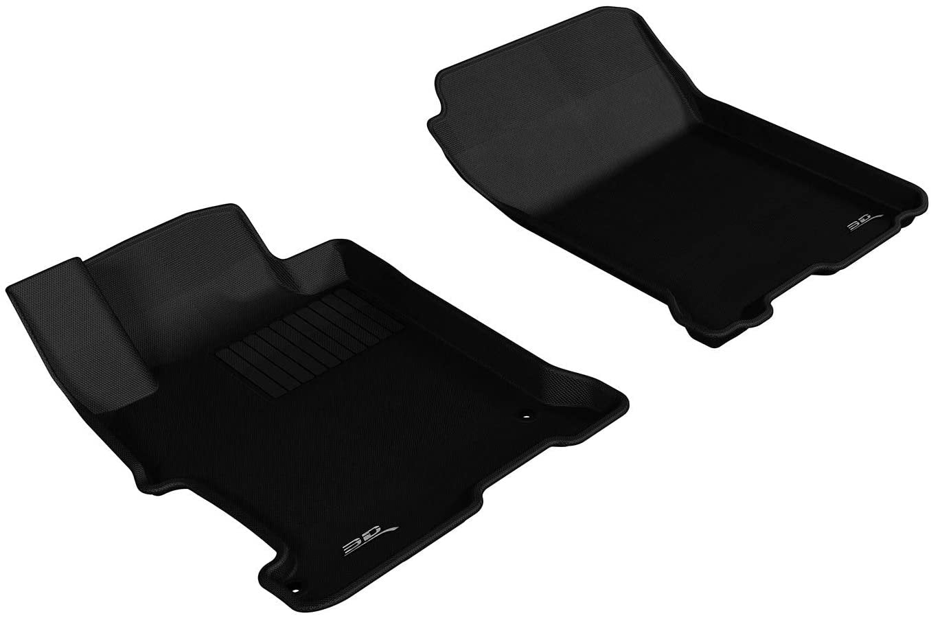 2013-2017 Honda Accord Custom Fit Floor Mats 3D MAXpider Kagu - Black
