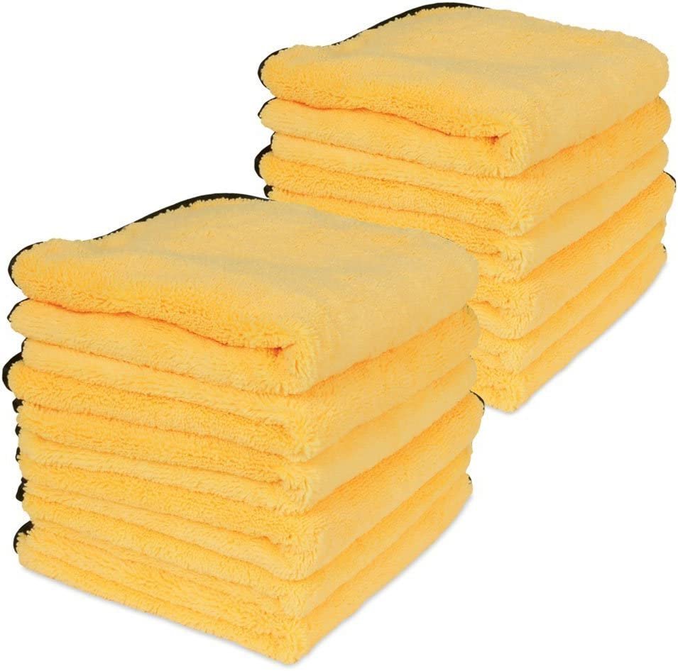 Liquid X Multi-Purpose Microfiber Detailing Towel with Silk Edges - 16" x 24"