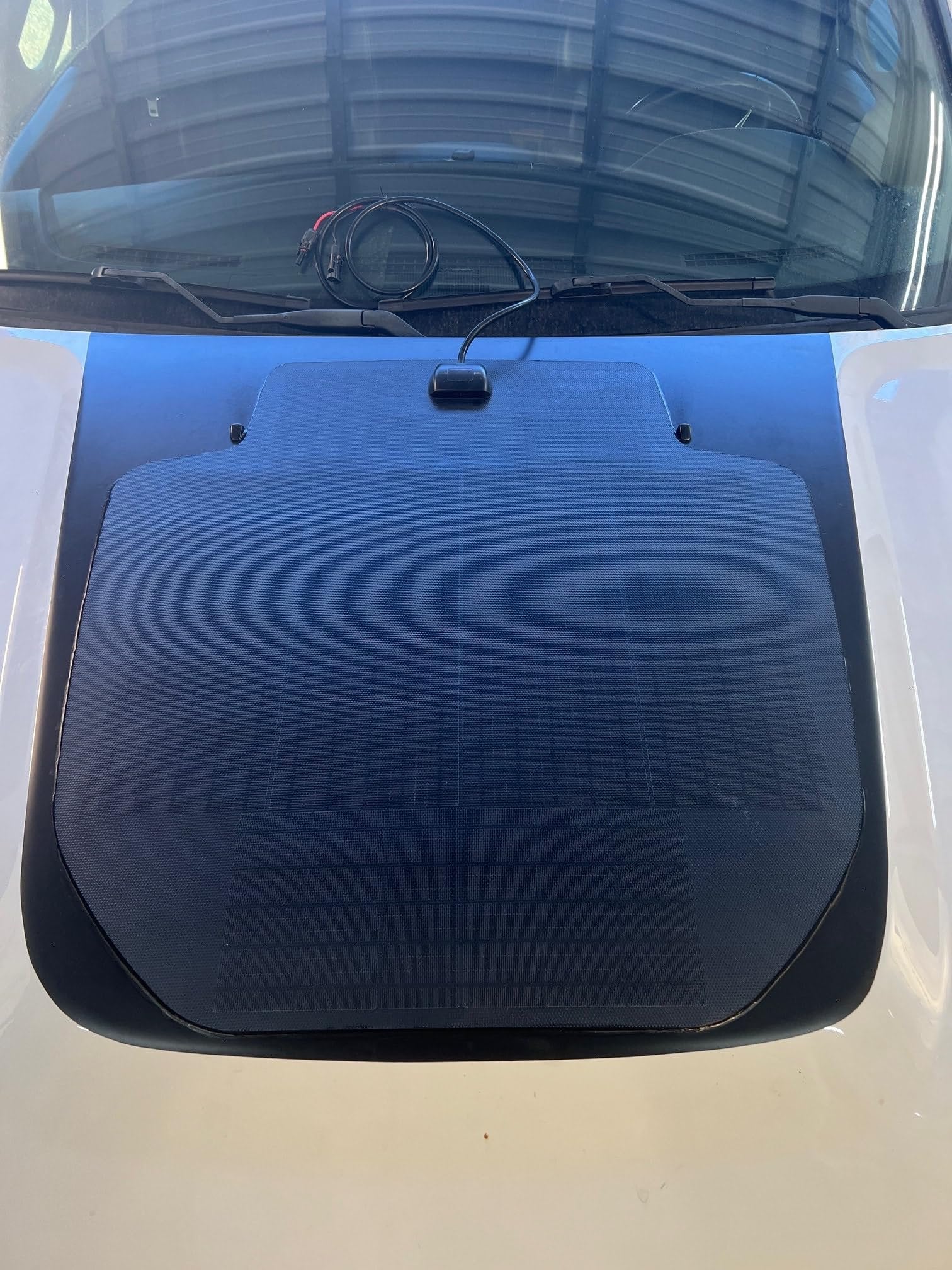 Lensun 80W 12V Hood Flexible Solar Panel for Ram 2500/3500 4th Gen (2010-2018) - Off Grid Solar Power for Offroading/Overlanding/Camping (Solar Panel Only)