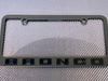 2021-2025 Ford Bronco License Plate Frame - Black with Black Logo