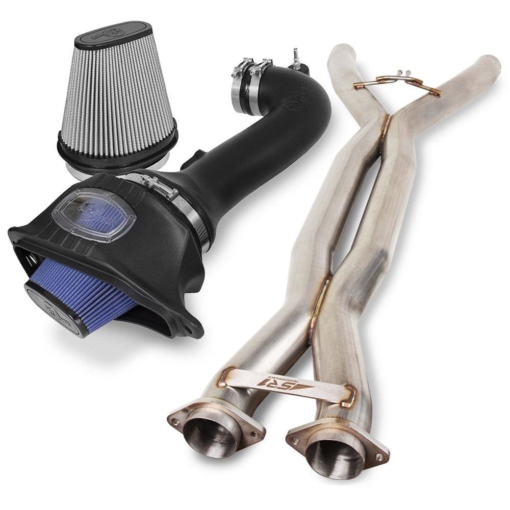 Corvette X-Pipe - SR1 Performance 3" & aFe Momentum Pro 5R Air Intake System : C7 Z06