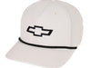 Chevy Bowtie Captain's Cord Snapback Hat - Officially Licensed Chevrolet Rope Cap