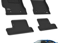 3D MAXpider L1SC00201501 All 2 Row Custom Fit Floor Mat for Select Scion FR-S Models - Kagu Rubber (Gray)