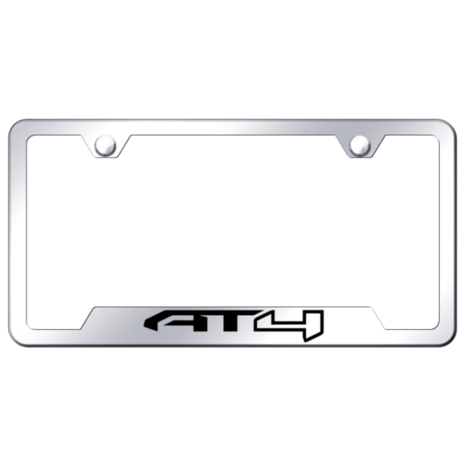 Au-TOMOTIVE GOLD, INC. Stainless Steel License Plate Frame for GMC AT4