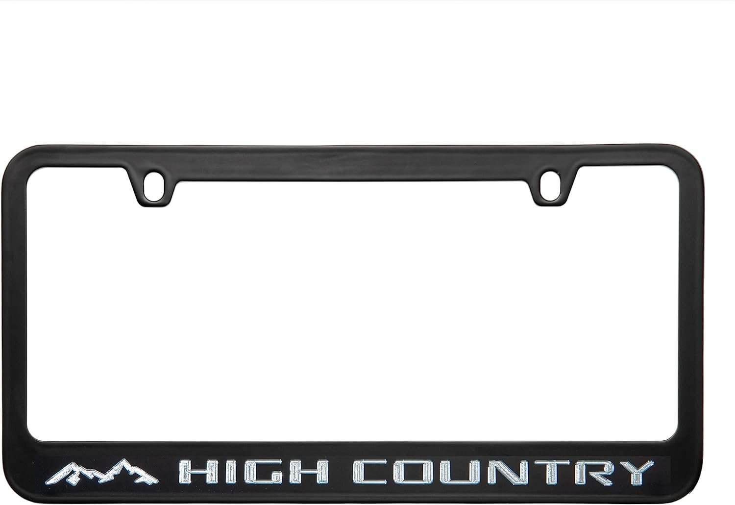 Chevrolet HIGH Country 2 Stage Painted Black License Plate Frame