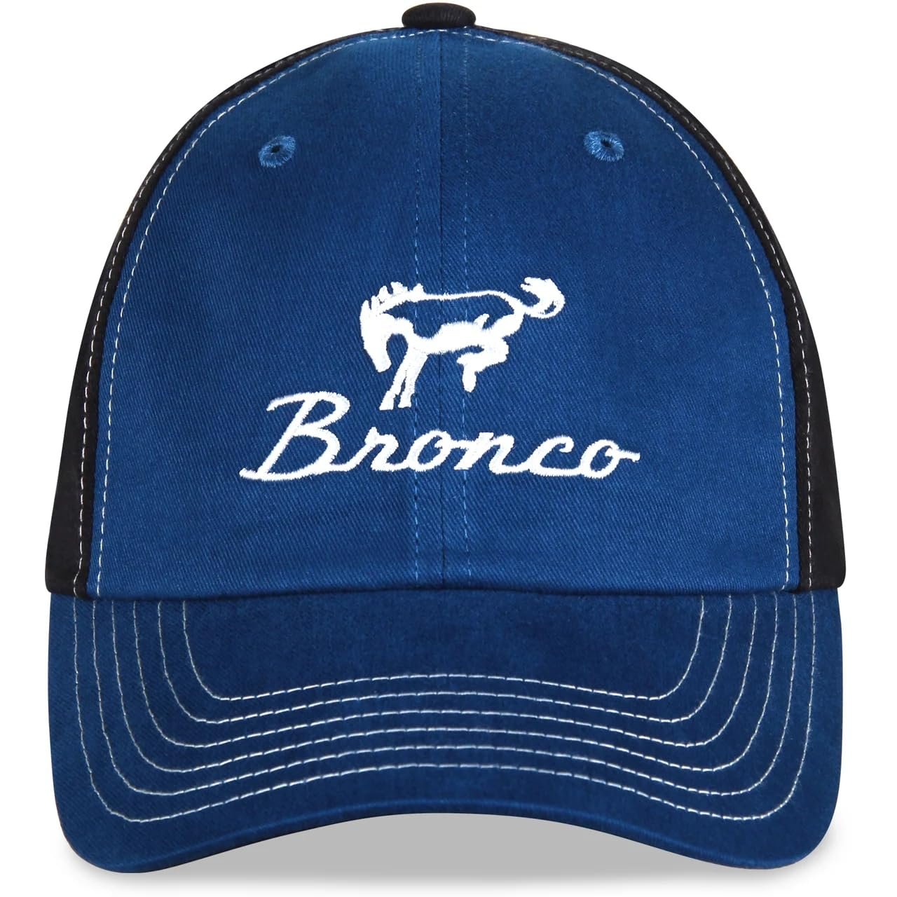 Ford Bronco Official Licensed Logo Embroidered Hat - Adjustable Men's Cap Blue