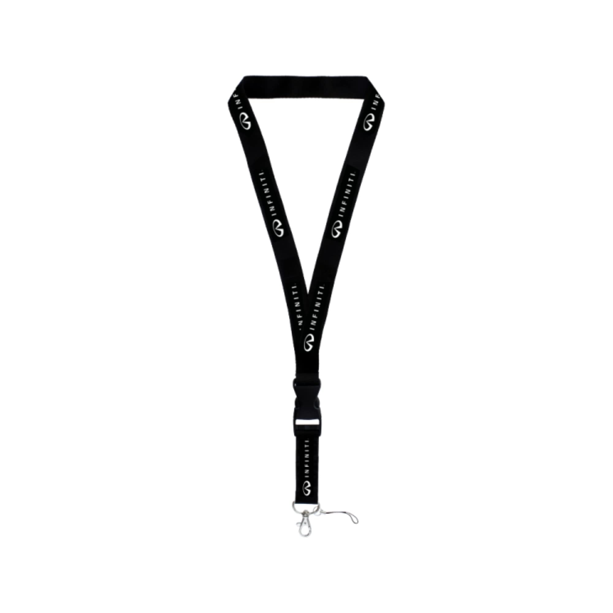 Infiniti Lanyard Neck Strap Official Licensed - White on Black