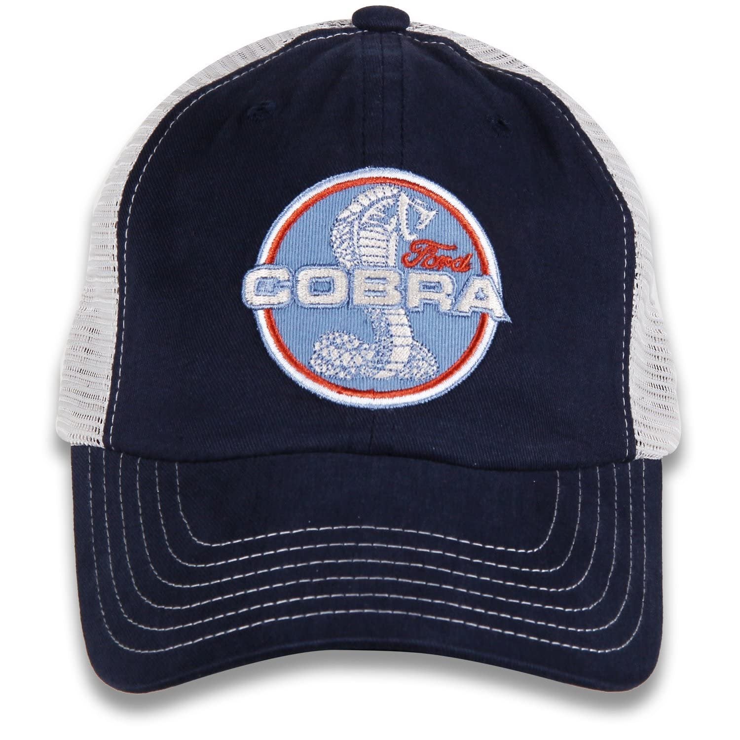 Shelby Cobra Blue and Khaki Mesh Hat