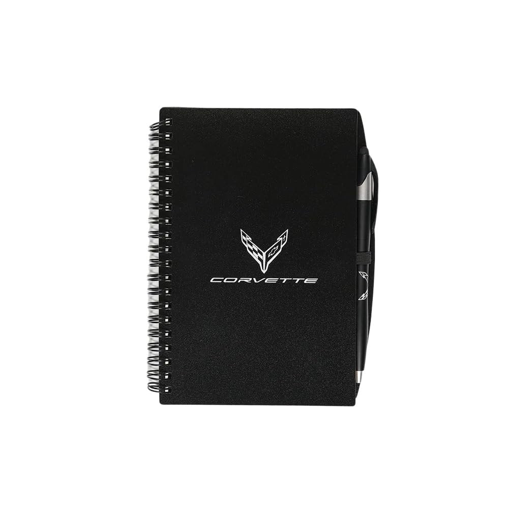 C8 Corvette Spiral Bound Journal / Notebook : Black-SR1 Performance