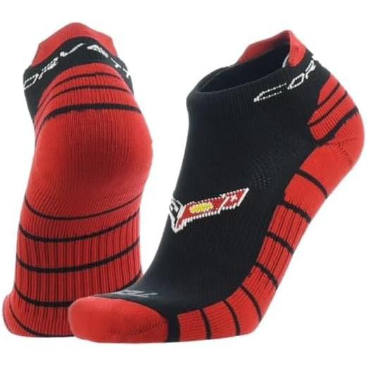 C8 Corvette Ankle Socks : Red/Black-SR1 Performance