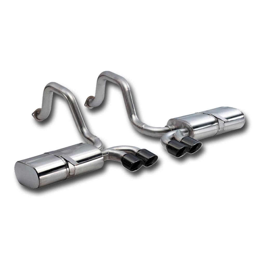Corvette Axle Back Exhaust System - MARLIN Performance : 1997 -2004 C5