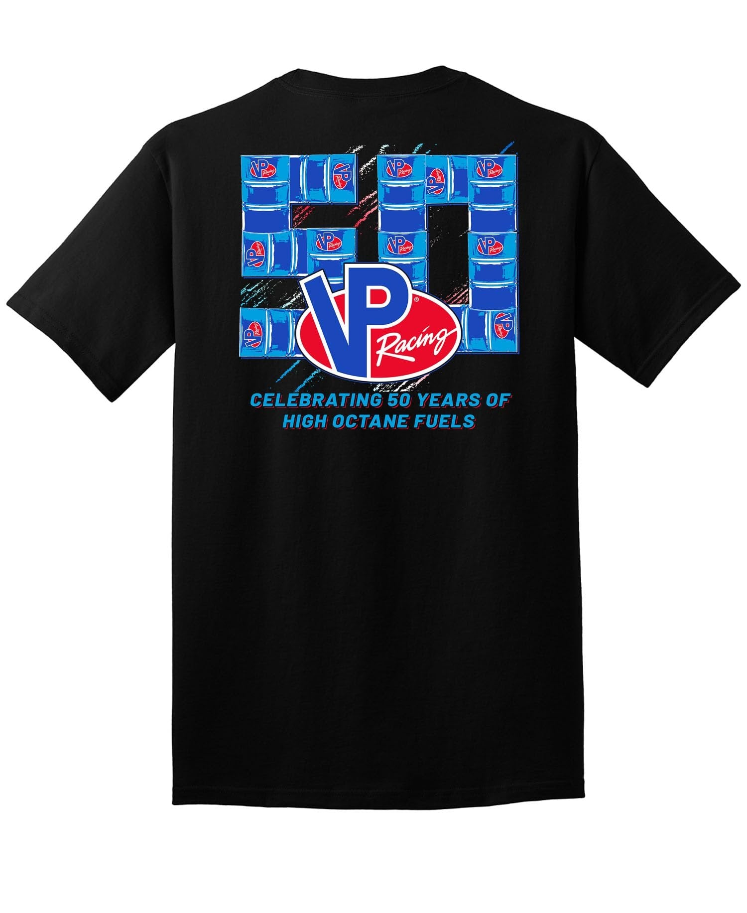 VP Racing Fuels Shirt - Fuel Cans 50th Anniversary Tee - Softstyle Preshrunk Men's T-Shirt