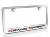 Chevrolet Corvette C6 Grand Sport Chrome Metal License Plate Frame