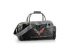 C7 Corvette Leather Duffel Bag with C7 Crossed Flags Logo