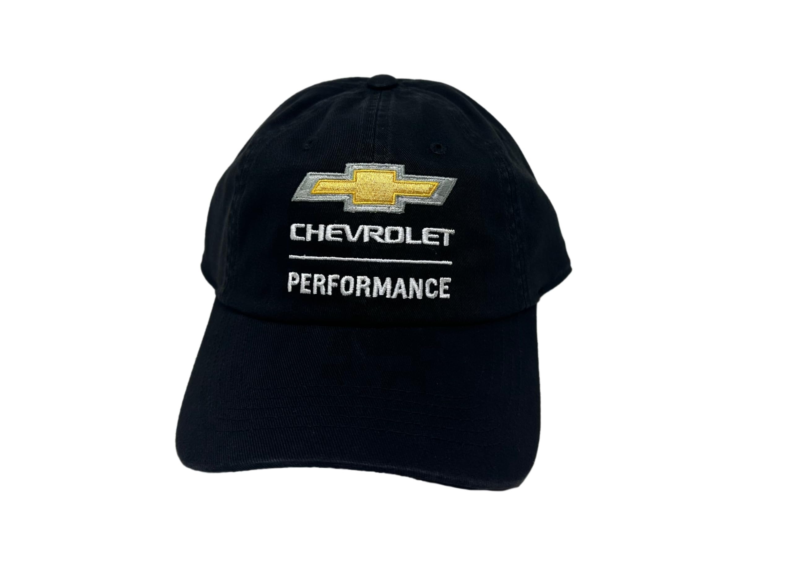 Chevrolet Bowtie Performance Black Hat - Twill Cap w/Adjustable Closure