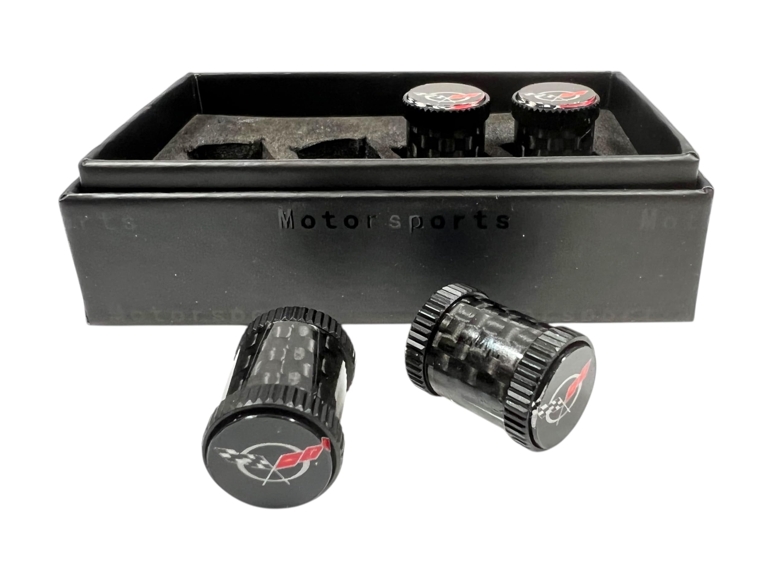 Eurosport Daytona - Chevrolet - Corvette C5 - Carbon Fiber Valve Stem Caps