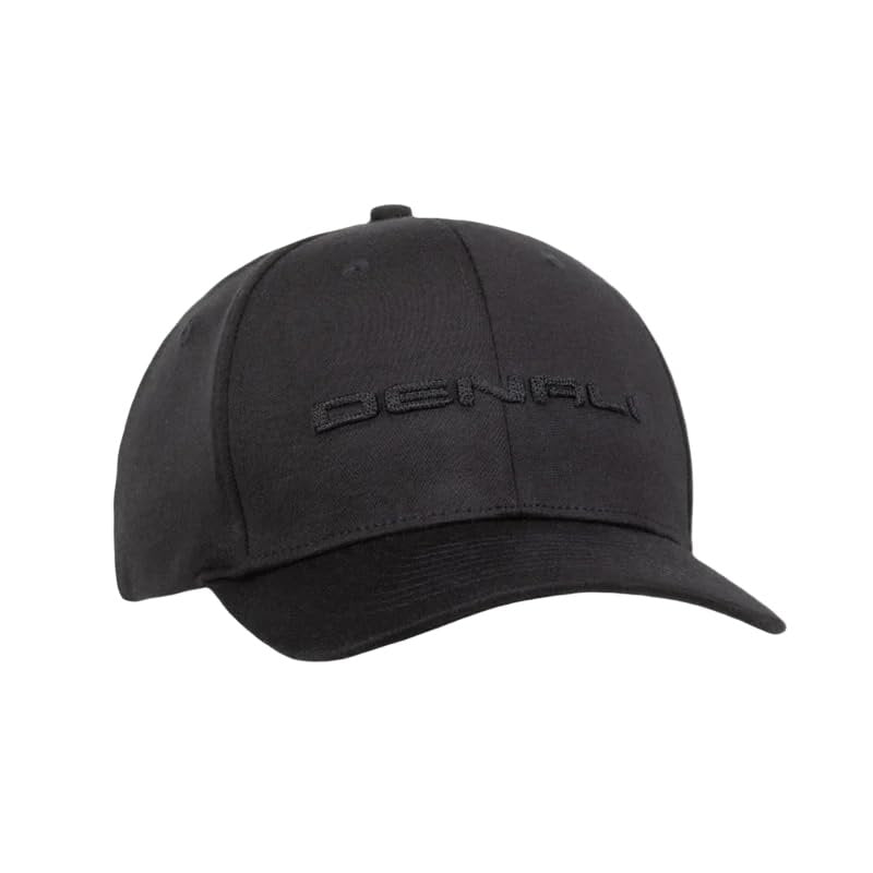 GMC Denali 3D Textured Comfort Fit Hat - Officially Licensed Embroidered Snapback Cap Black