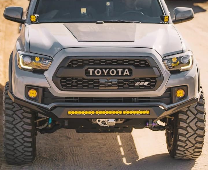 Lensun 90W 12V Hood Flexible Solar Panel for Toyota Tacoma 3rd Gen (2016-2023) - Off Grid Solar Power for Offroading/Overlanding/Camping