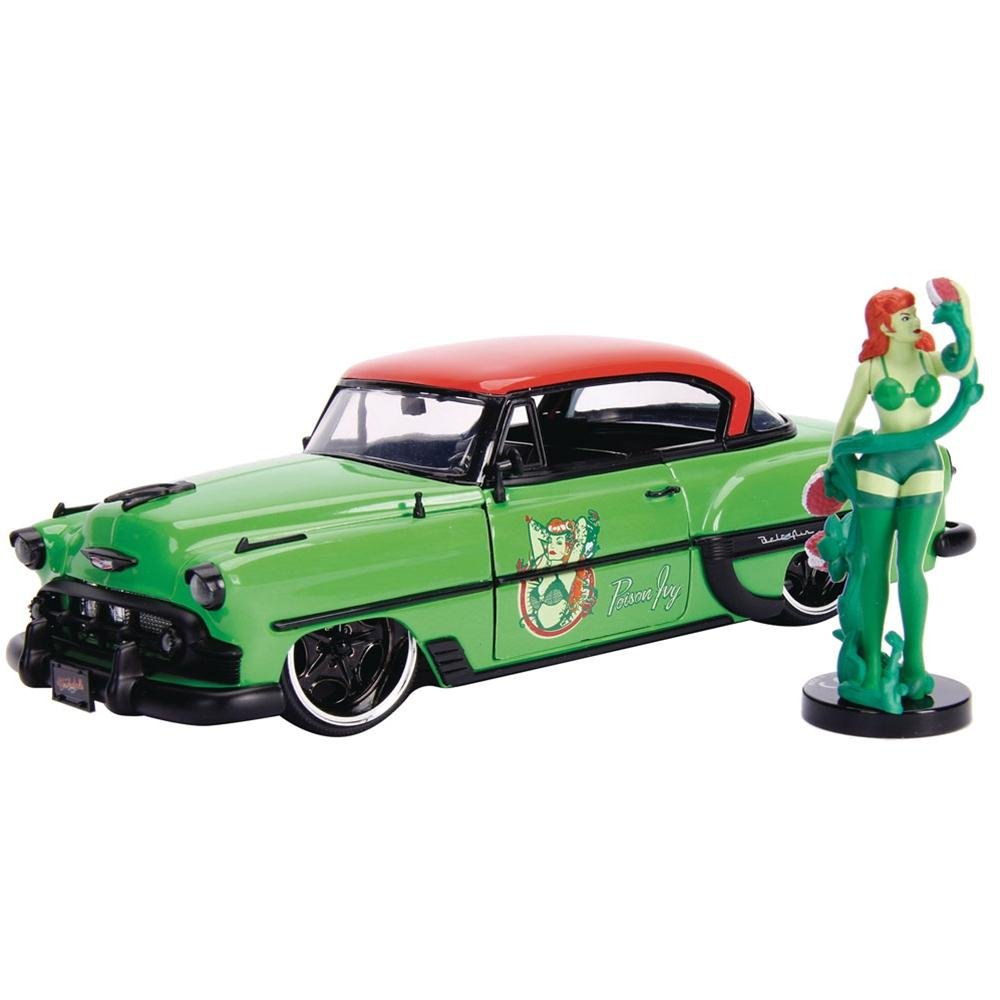 Chevrolet Bel Air Poison Ivy - Green/Red - Die-Cast Figure 1:24 - DC Comics Bombshells : 1953