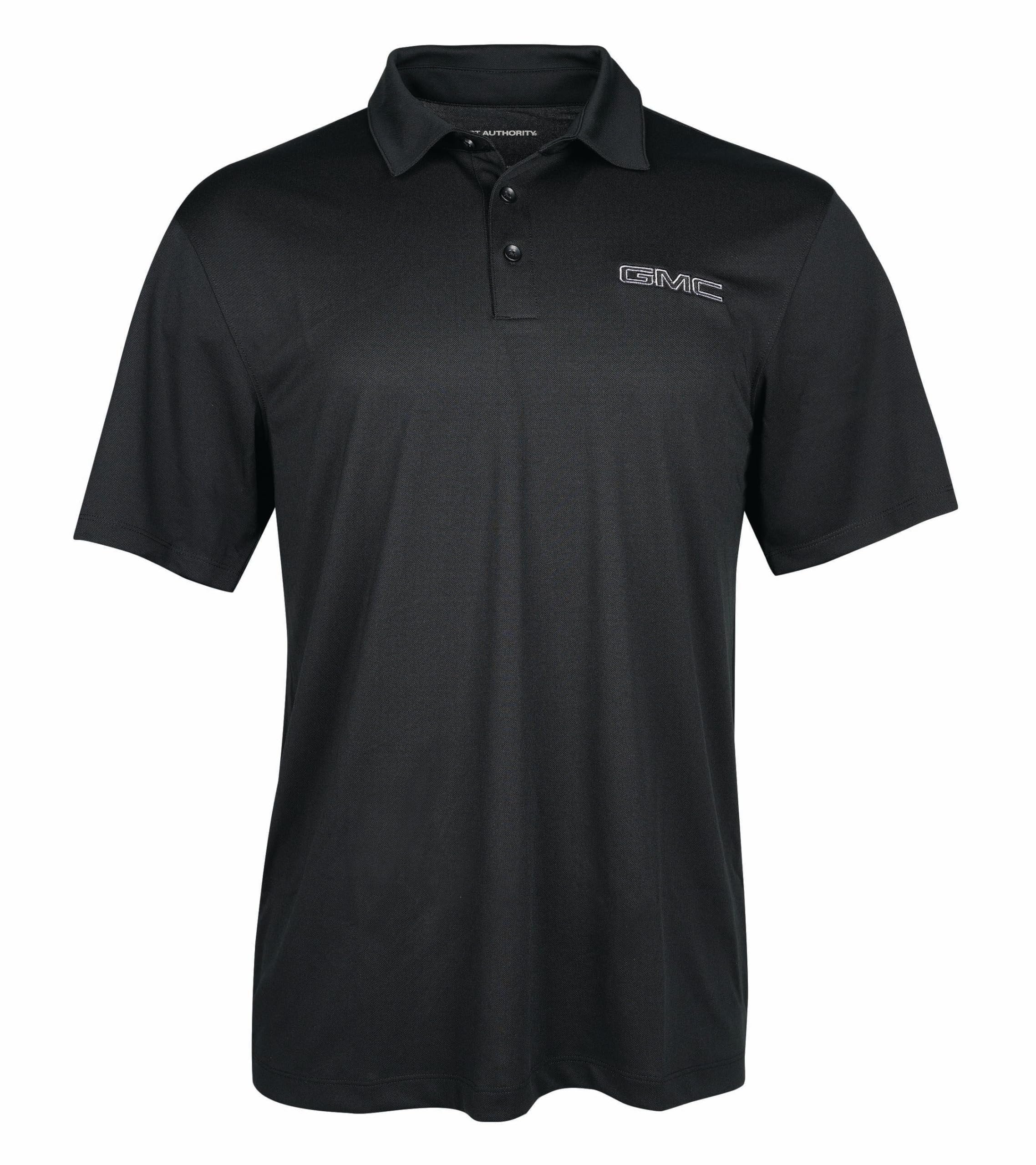GMC Logo Performance Polo Shirt - UV Resistant Men's Short Sleeve Golf Polo