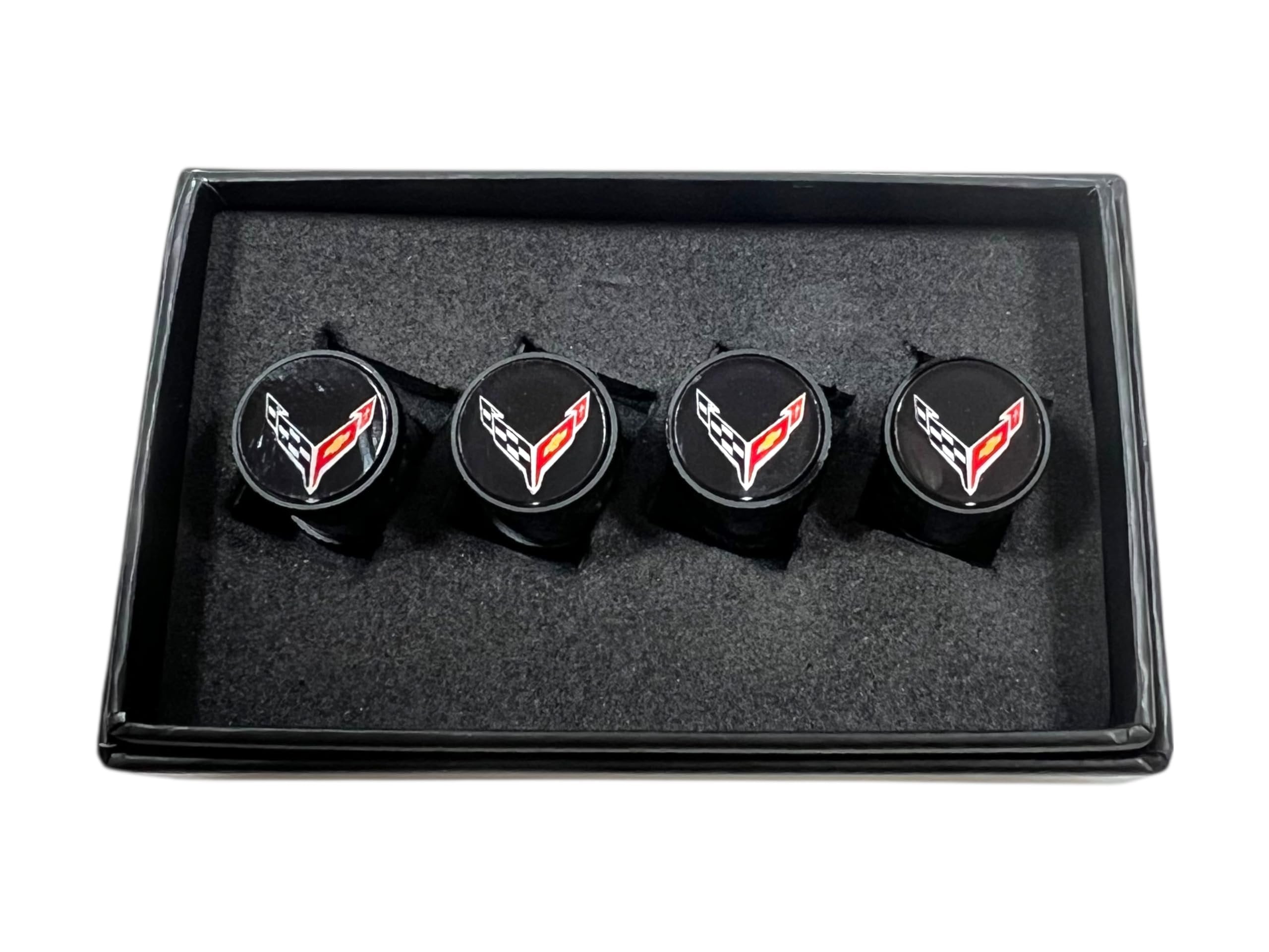 Eurosport Daytona - Chevrolet - Corvette C8 - Carbon Fiber Valve Stem Caps