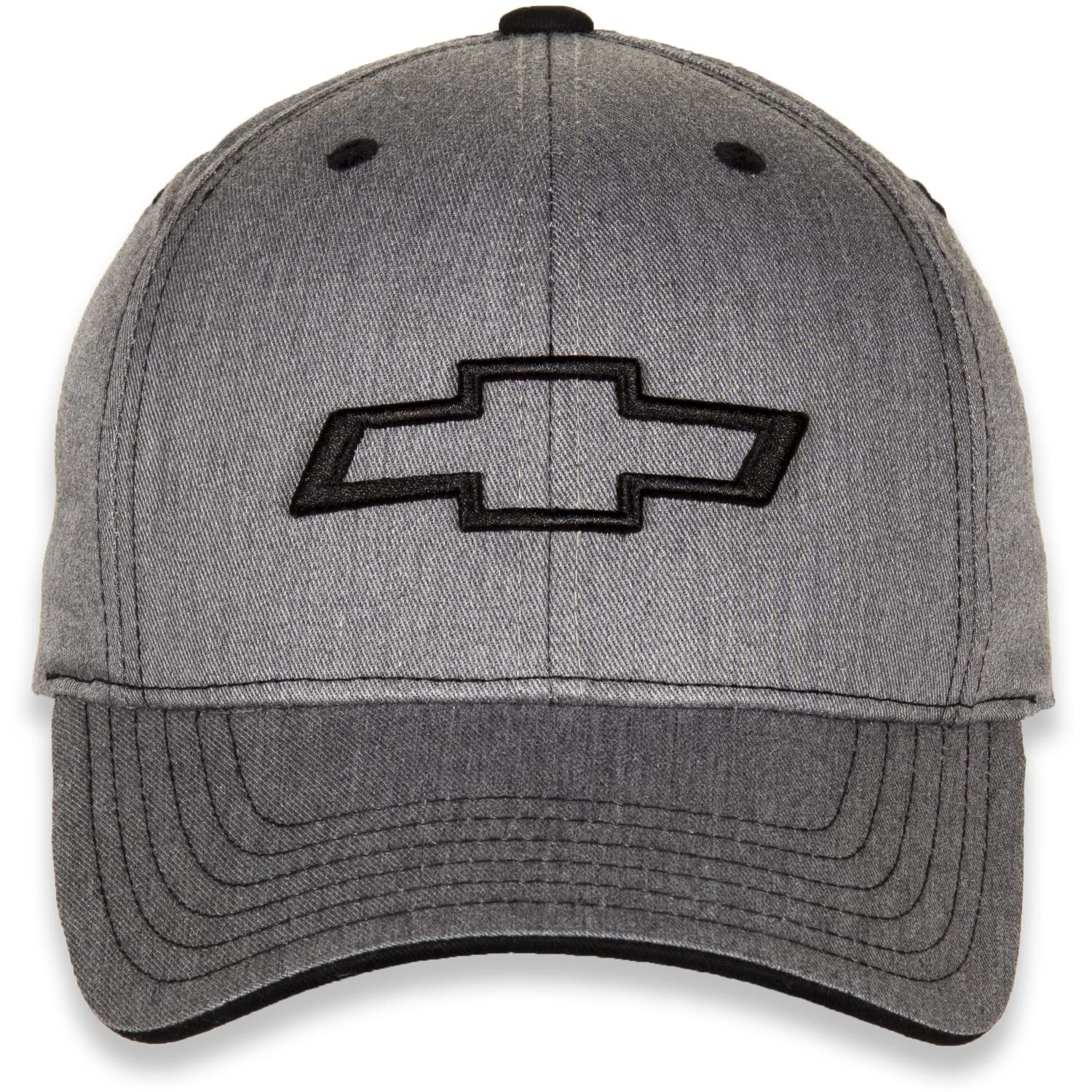 Chevrolet Performance Bowtie Twill Heather Grey Hat with Adjustable Closure