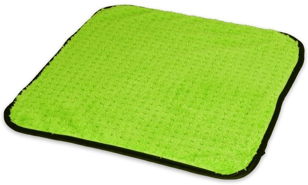 Liquid X Green Xtreme Detail Plush Waffle Weave Towel - 16" x 16"