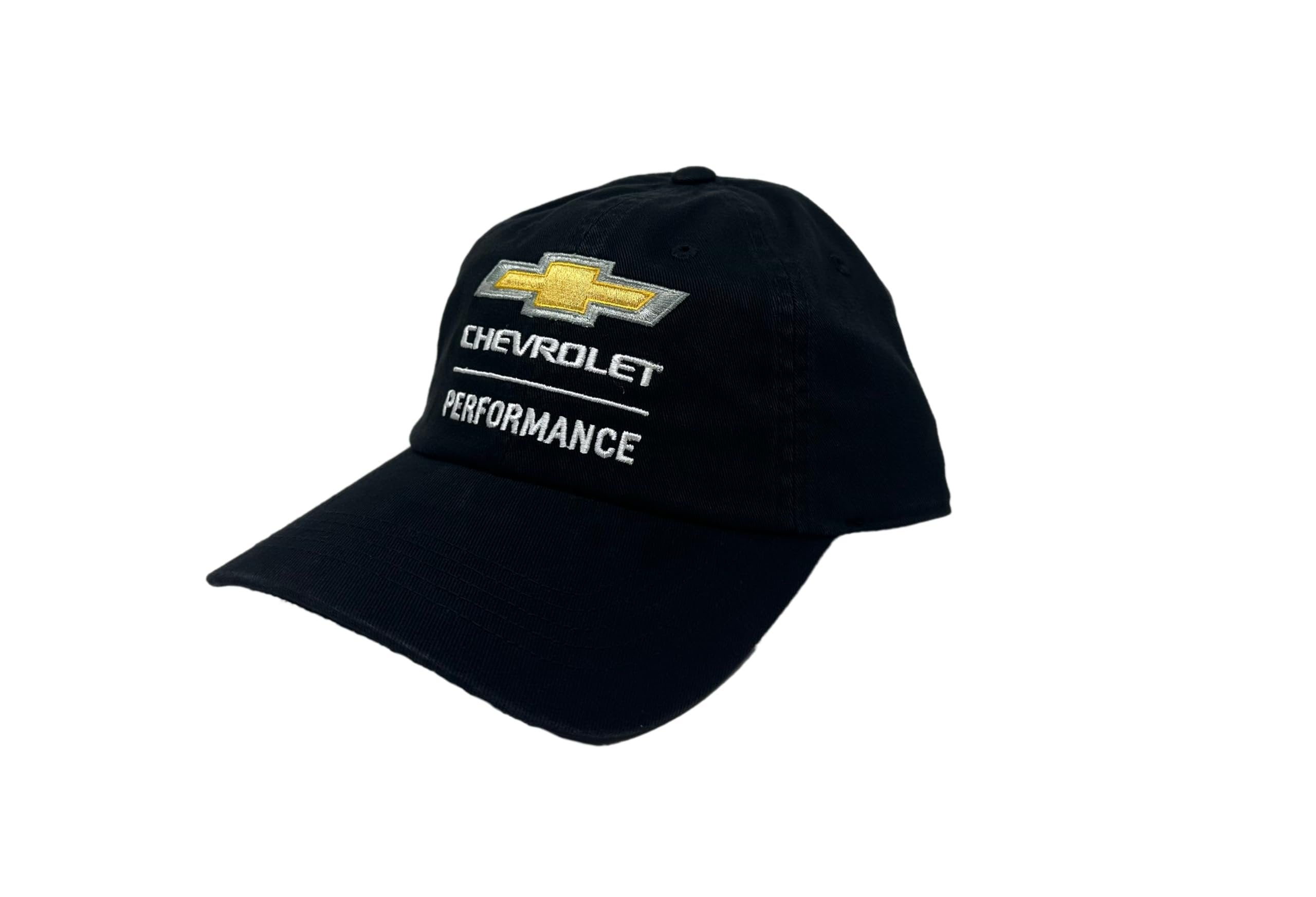 Chevrolet Bowtie Performance Black Hat - Twill Cap w/Adjustable Closure