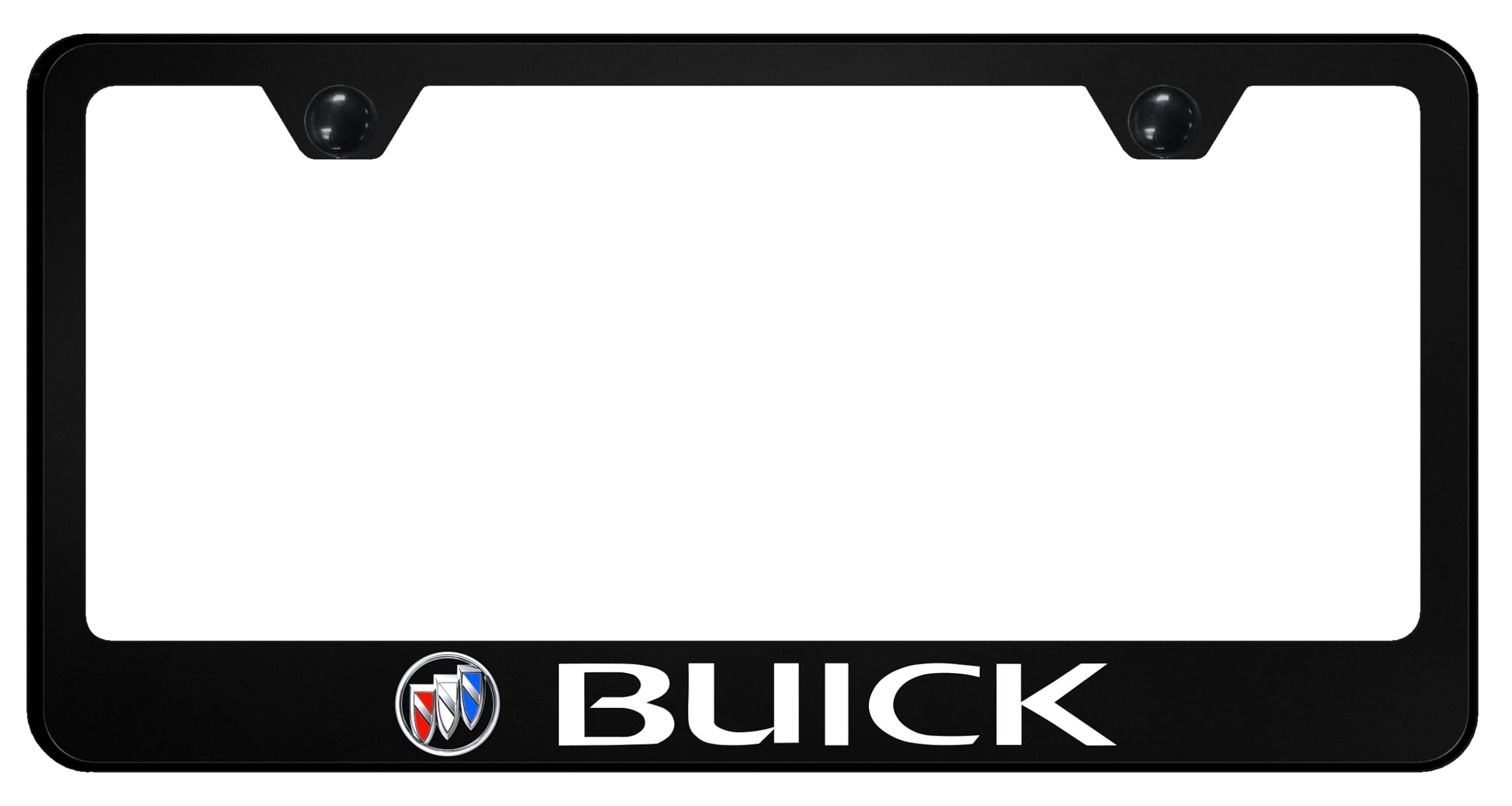 Au-TOMOTIVE GOLD UV Print Polycarbonate License Plate Frame for Buick