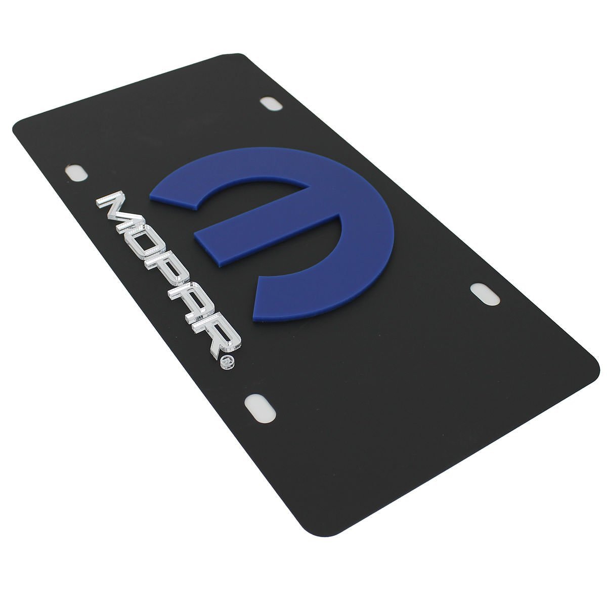 Eurosport Daytona- Compatible with -, Mopar on Carbon Steel License Plate