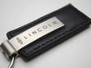Lincoln Key Chain - Black Leather