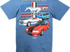 Ford Mustang Fox Body T-Shirt - Vintage USA Flag Shirt
