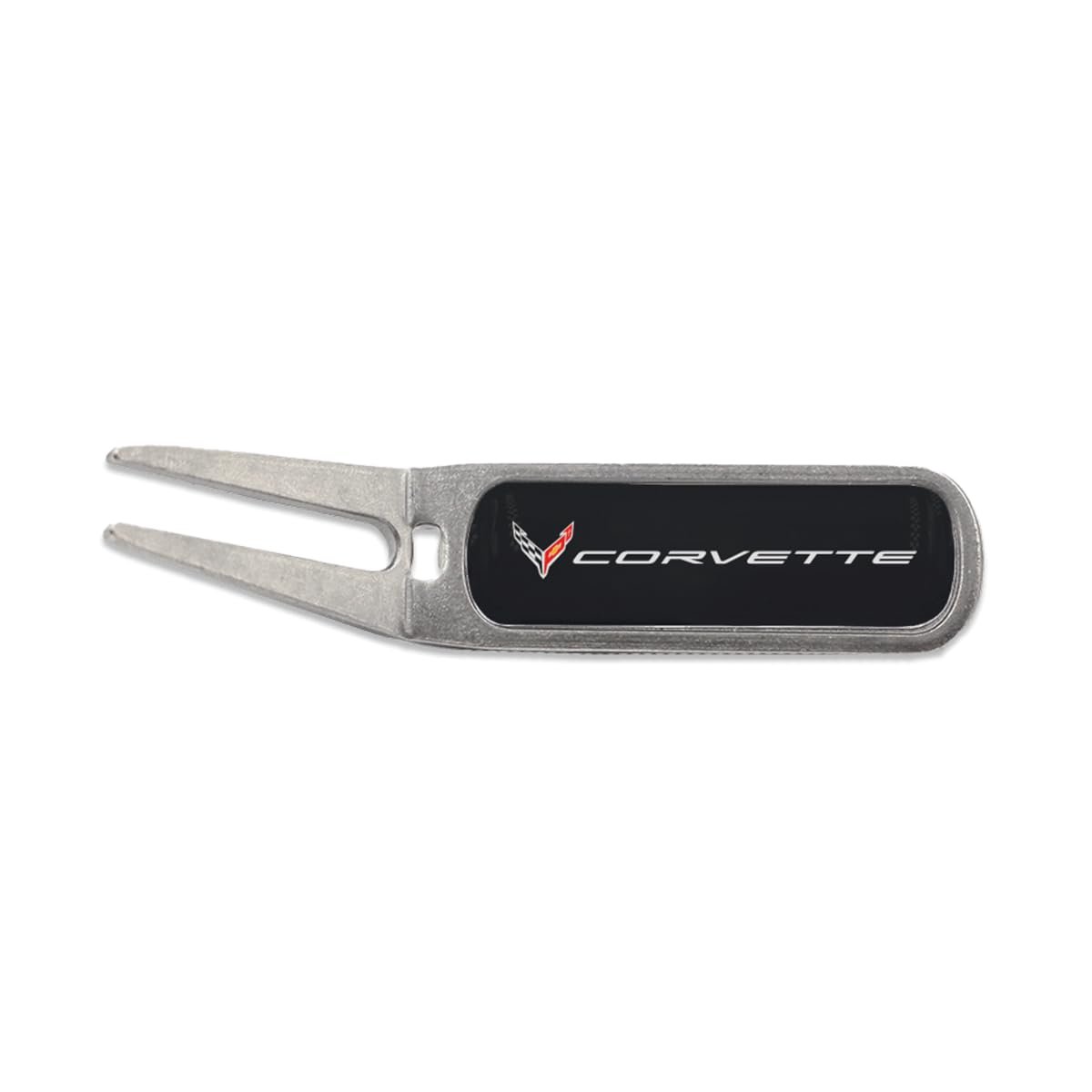 SR1 Performance C8 Corvette Golf Divot Tool - Compact Metal Green Repair Accessory for Golfers