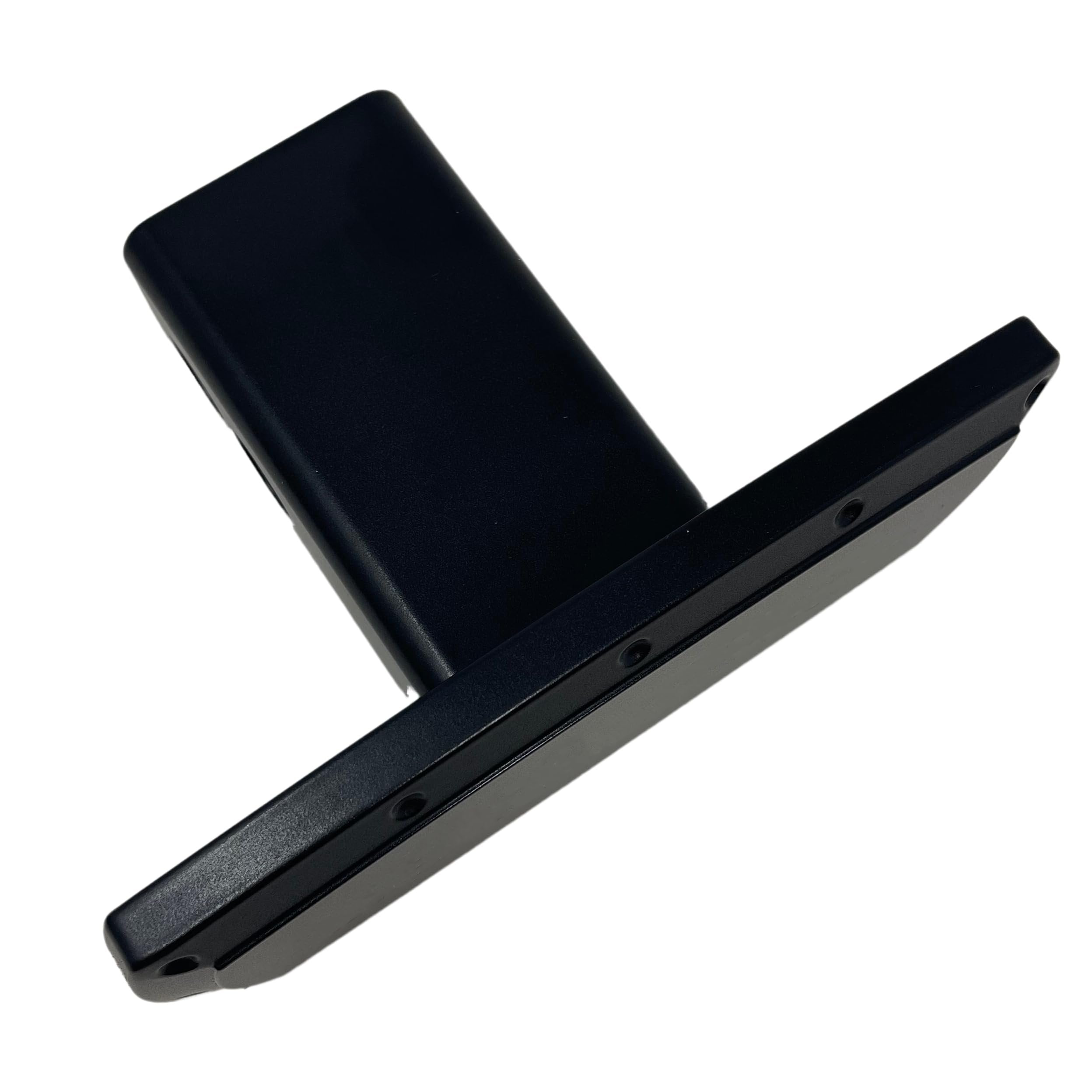 RAM Hitch Cover Plug - Black Billet Aluminum with Silver Logo - USA Made for Dodge Ram