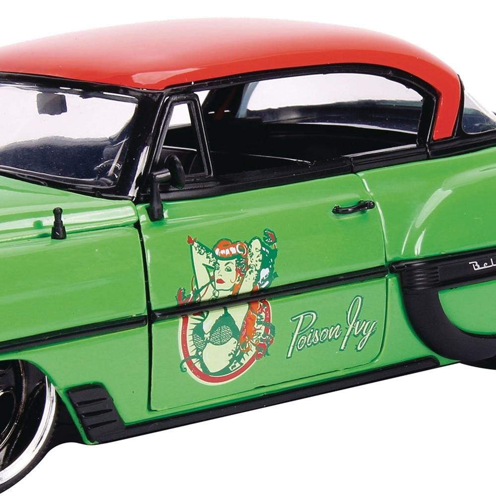 Chevrolet Bel Air Poison Ivy - Green/Red - Die-Cast Figure 1:24 - DC Comics Bombshells : 1953