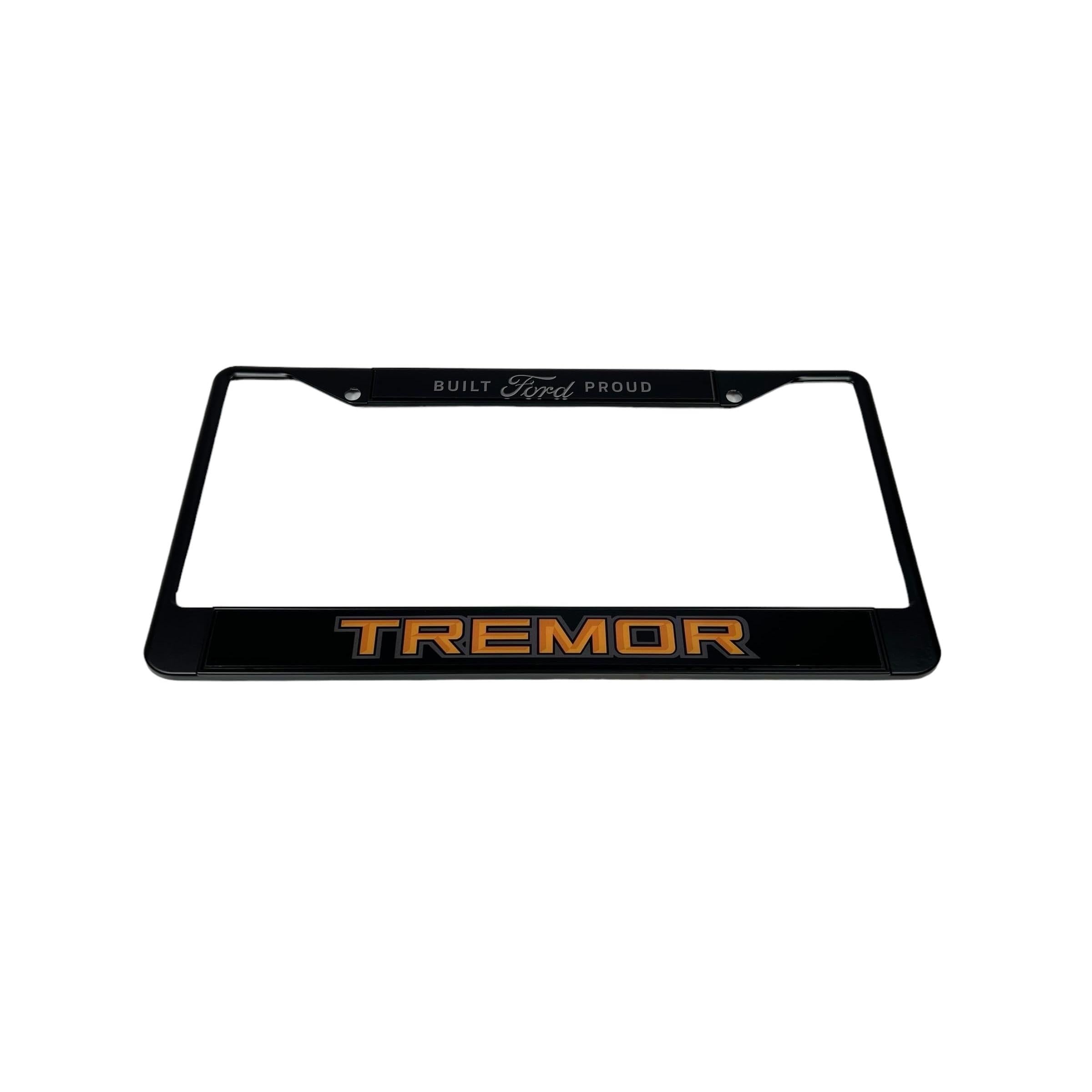Eurosport Daytona - Compatible with Ford Tremor Badge - Daytona Lite Black License Plate Frame
