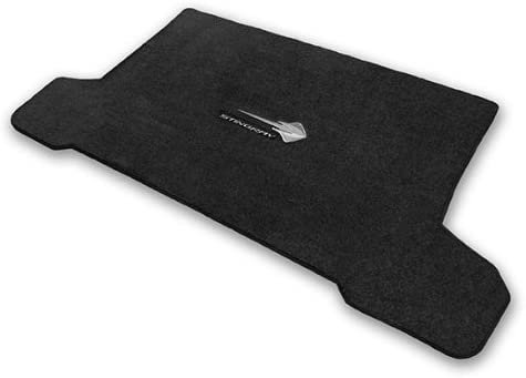 2014-2017 Corvette C7 Convertible Jet Black Trunk Mat - Stingray Logos