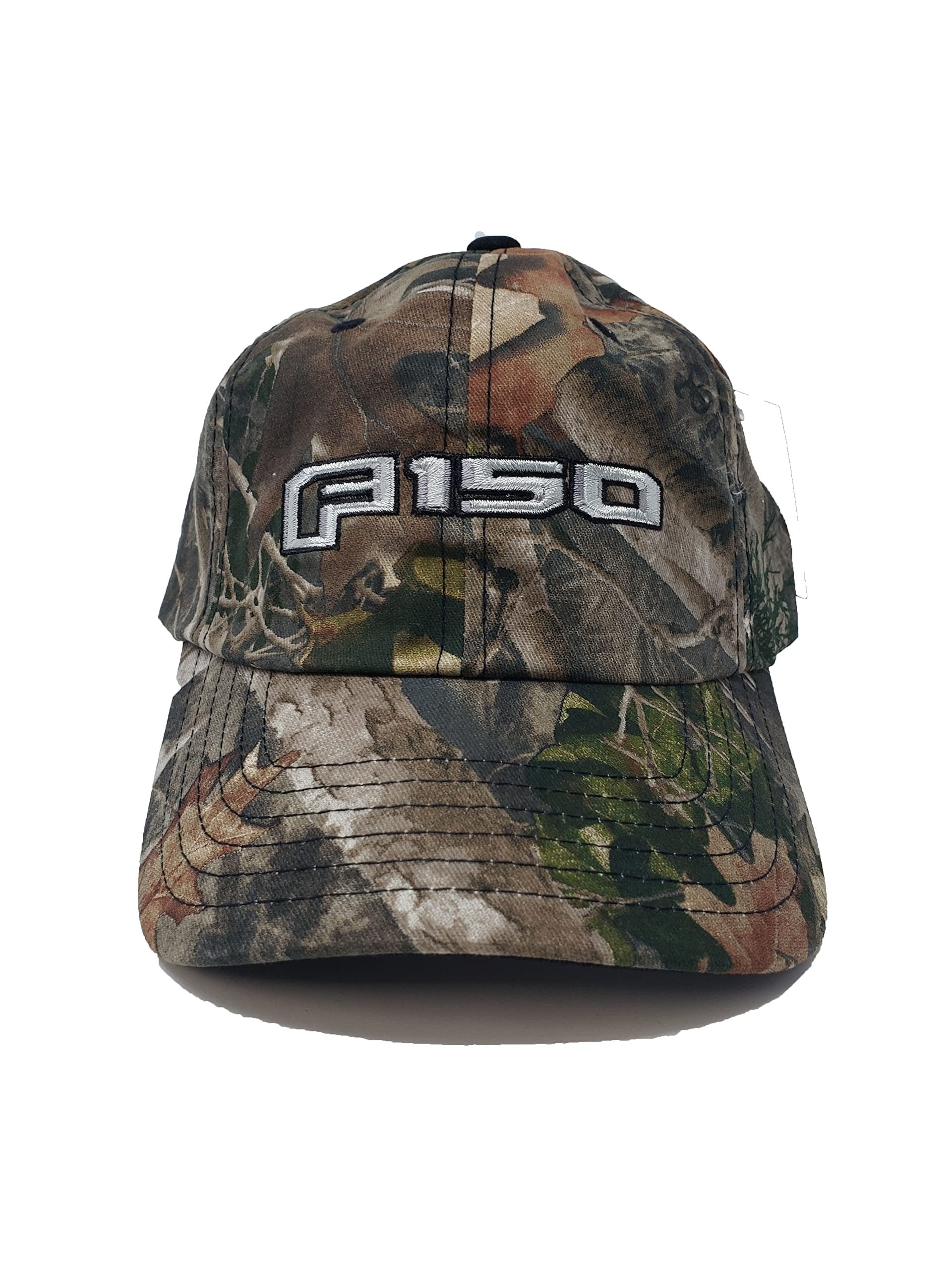 Ford F150 Camo Hat for Men - Adjustable Auto Racing Baseball Cap