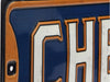 Chevy Trucks Embossed Metal Street Sign - Vintage Chevrolet Sign for Garage or Man Cave