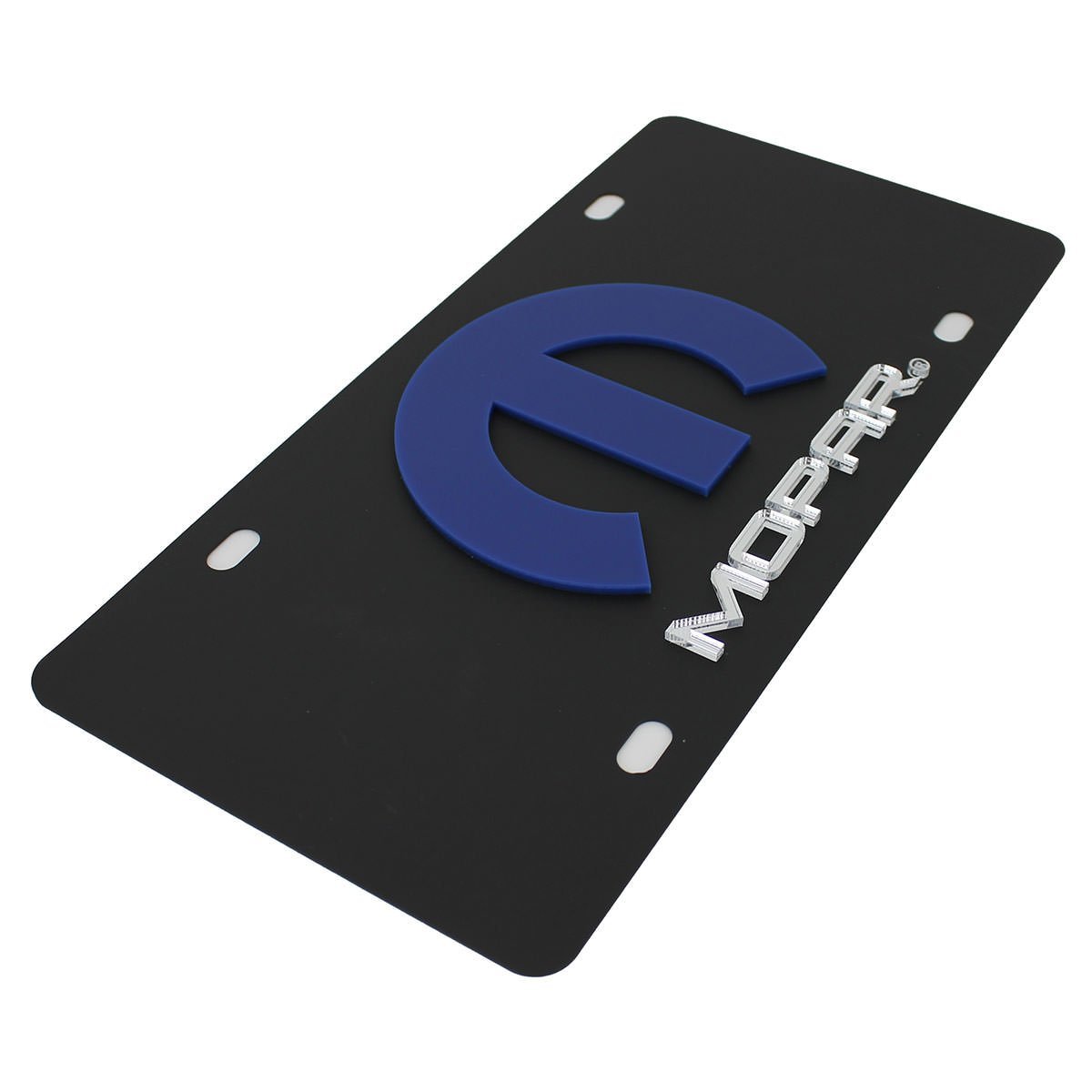 Eurosport Daytona- Compatible with -, Mopar on Carbon Steel License Plate