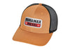 Chevy Duramax Diesel Trucker Snapback Hat - Officially Licensed Chevrolet Cap Brown